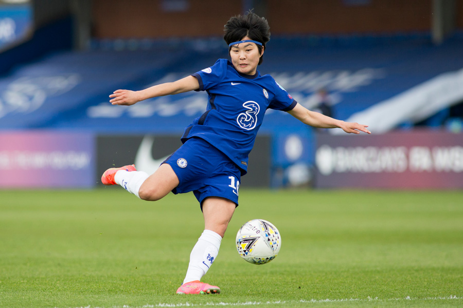 L'évolution démographique des principales ligues de football féminin (2017-2021)