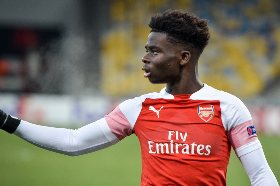 Jeunes les plus performants : Bukayo Saka en tête