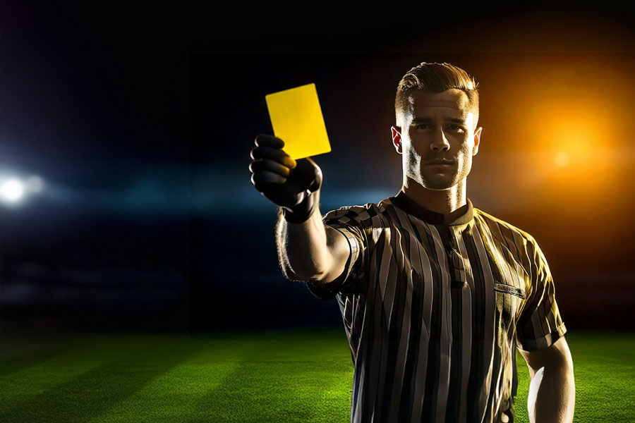 Fautes et cartons : analyse mondiale