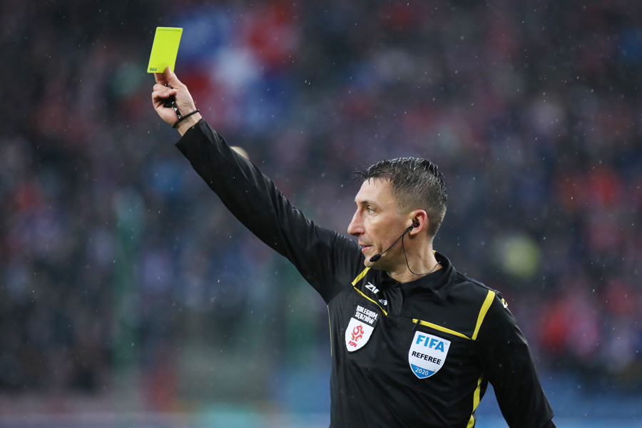 Penalty cards per match: world ranking